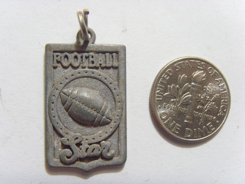 Antique pewter football - antique,