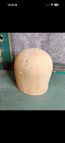 Antique vintage wood hat block - antique,