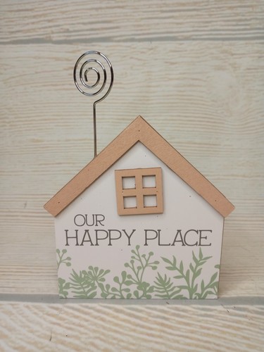 New our happy - place", sign