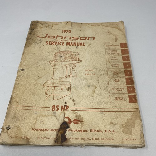 1970 johnson outboard hp - 1970,
