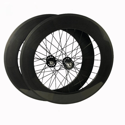 Carbon track bike wheel set - track,