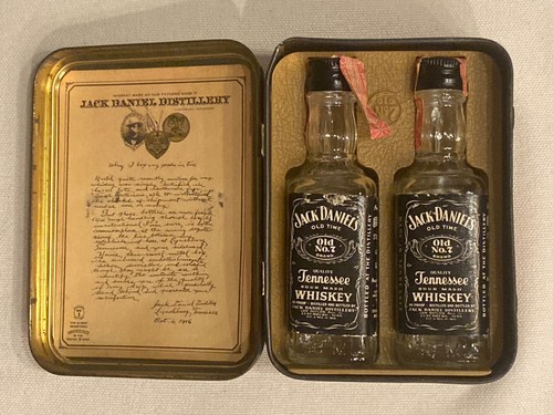 Jack daniel tin with empty - daniel's, 2