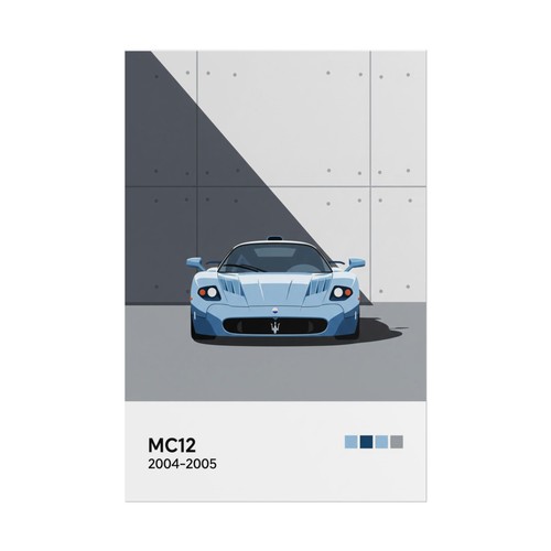 Maserati mc12 poster - mc12, italian