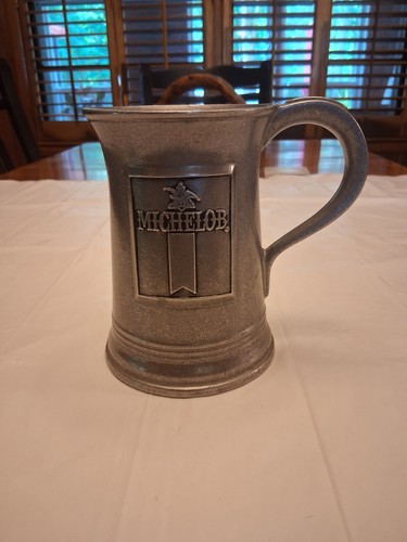 Michelob beer mug heavy - michelob,