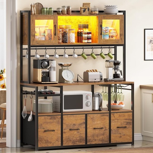 Bakers rack with drawers and - bakers,