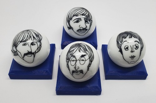 Set beatles glass logo - 4,