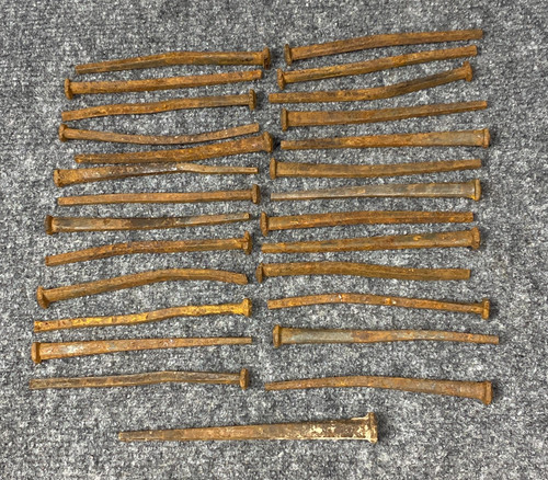 Antique square cut nails - square, lot