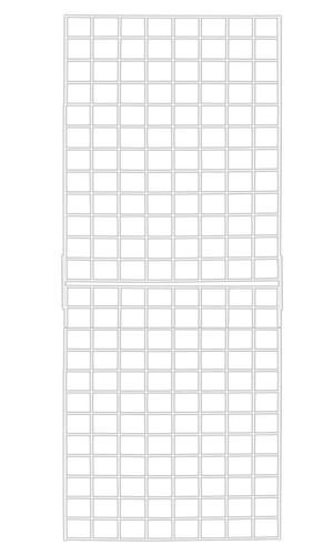 Gridwall panel total - 6', (total