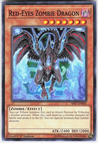 Red eyes zombie dragon - zombie,