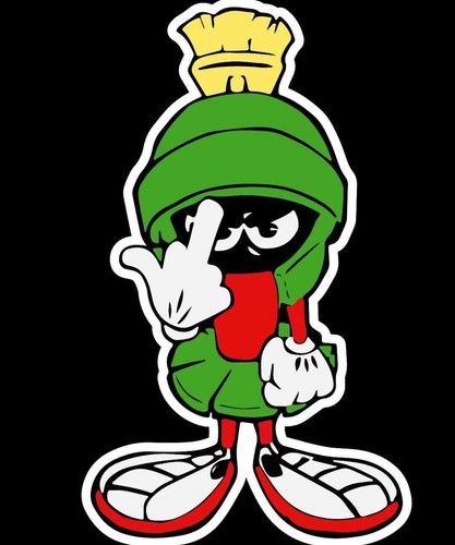 Marvin the martian sticker - the,