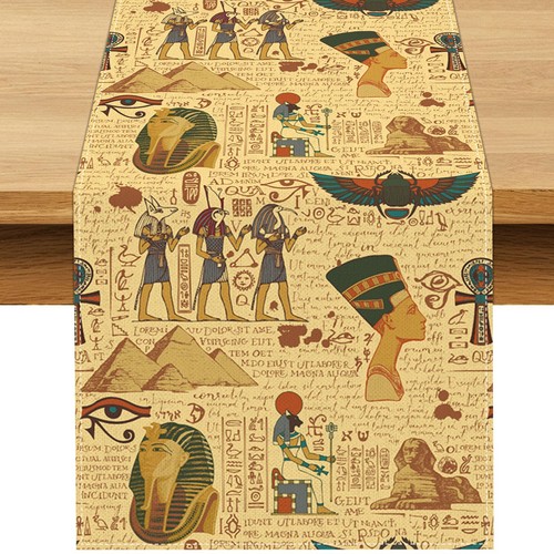 Egyptian table runner ancient - egyptian,