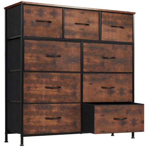 Wood dresser fabric drawer - 9,