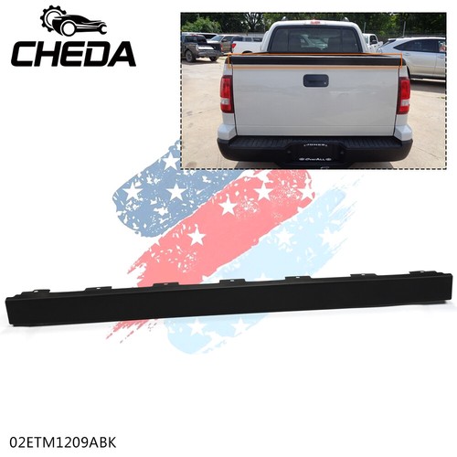 Black tailgate molding upper - tailgate,