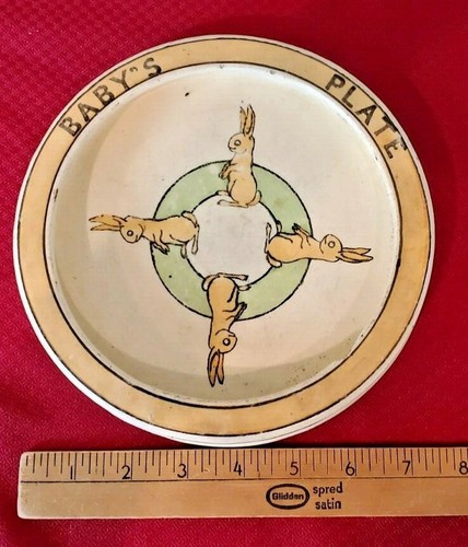 Vtg rare baby - vtg, plate