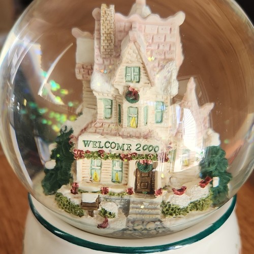 Snow globe welcome - snow, 2000”