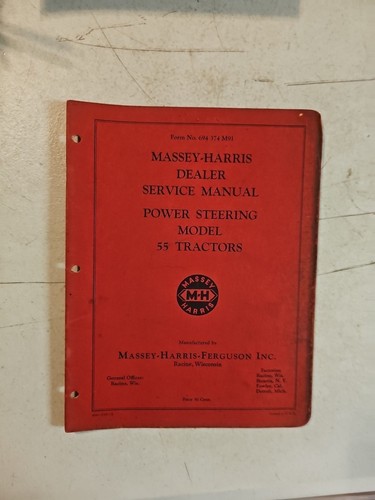 Vintage 1955 massey harris - 1955,