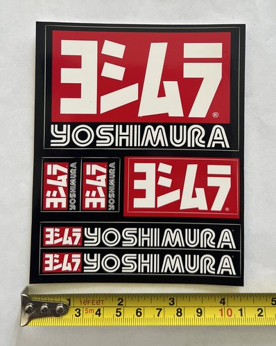 Yoshimura 6pcs decals stickers - 6pcs,