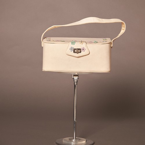 1950s cream with jeweled - 1950s,