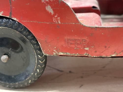 Marx pressed steel red - red, willys