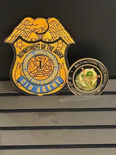 Army cid agent - army, patch