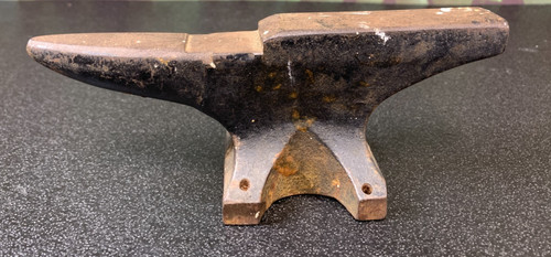 Small old saleman - small, anvil