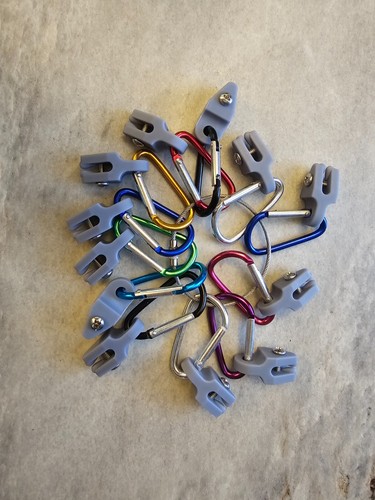 Planer board release clips - board,
