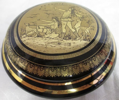 Vtg lovely dresser jar - vtg,