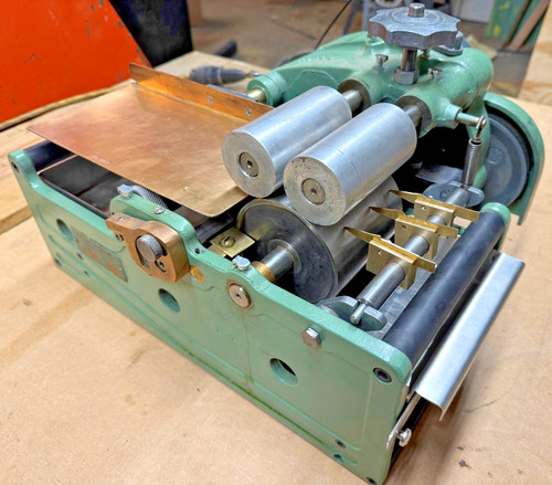 Potdevin margin gluer - 4", gluer-edge