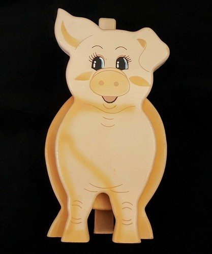 Pig wood figurine puzzle - figurine,
