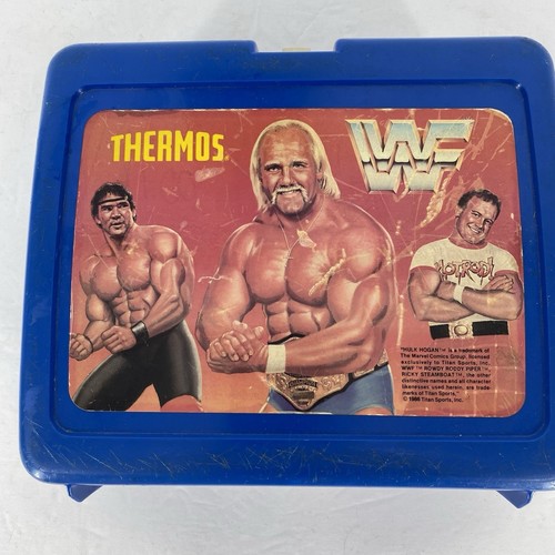 Vintage wwf thermos - wwf, box