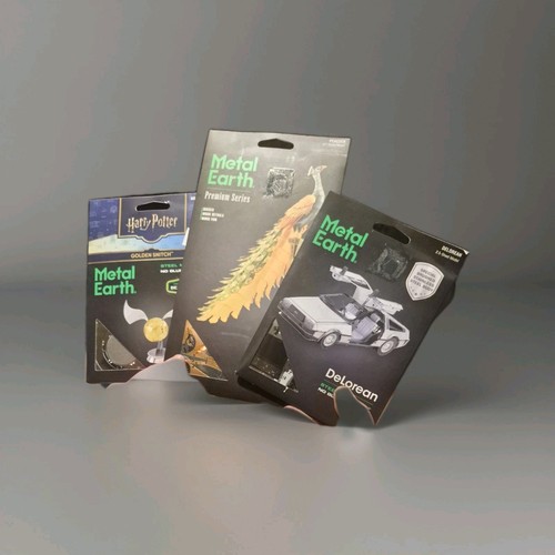 Metal earth models - earth,