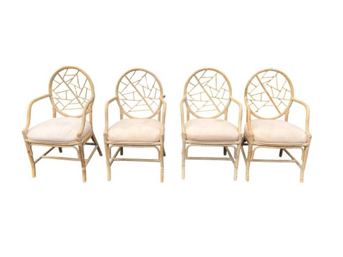Set vintage mcm rattan - vintage,