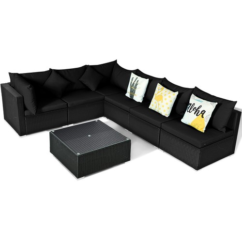 Patio 7pcs rattan sofa - patio, set