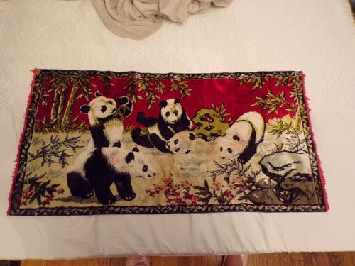 Vtg panda wall hanging - vtg,