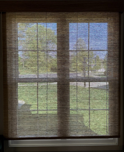 Beige fabric light filtering - fabric,