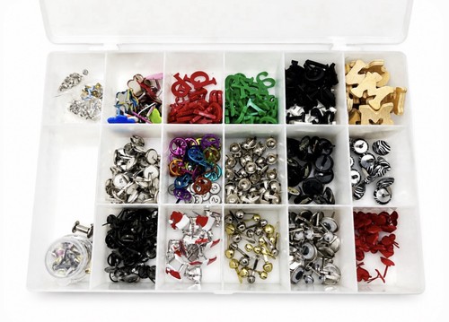 Large embellishment lot brads - lot,