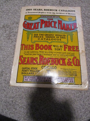 1908 sears roebuck catalogue - 1908,