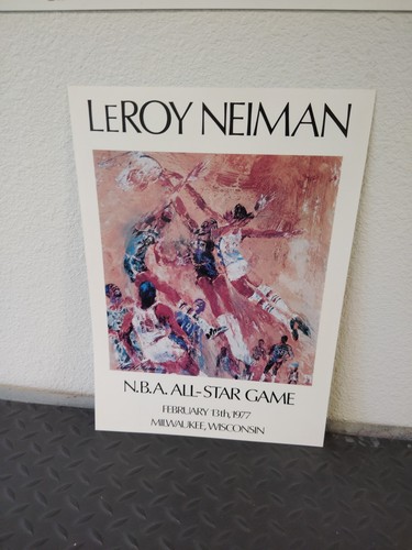 Leroy neiman 1977 nba - neiman,