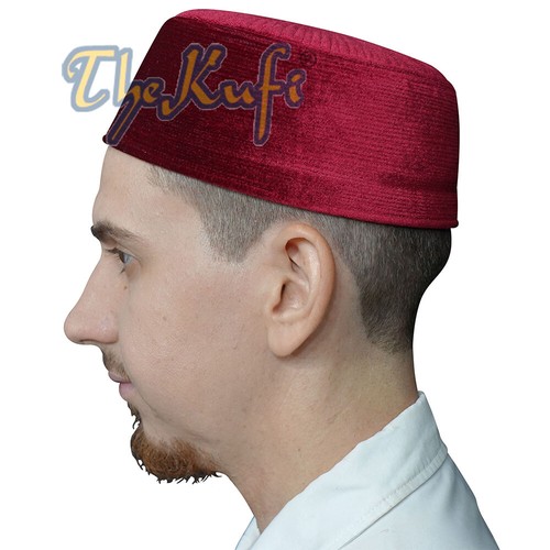 Muslim kufi rigid maroon - kufi,
