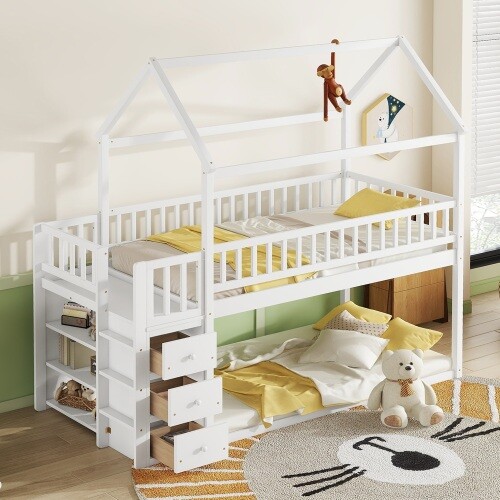 Modern wood house - house, bunk