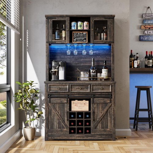 Coffee bar cabinet - coffee,