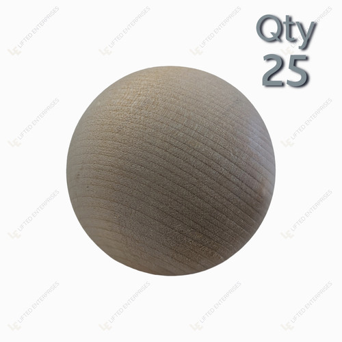 Wooden balls pack - pack, of