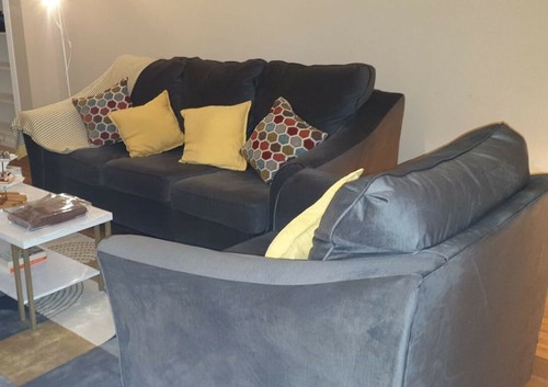 Ashley sofa and armchair - sofa,