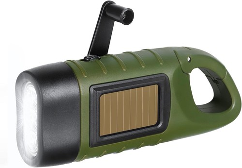 Hand crank solar powered - crank,
