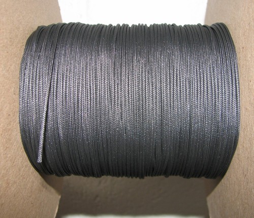 Black nylon cord cable string - nylon,