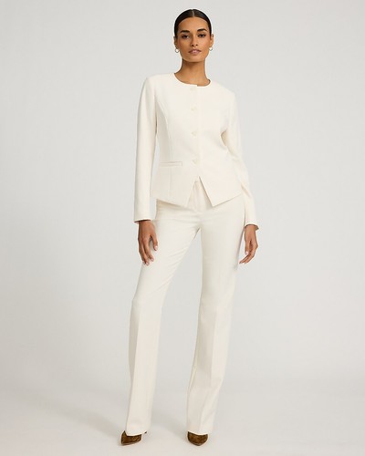 New express ivory mid rise - express,