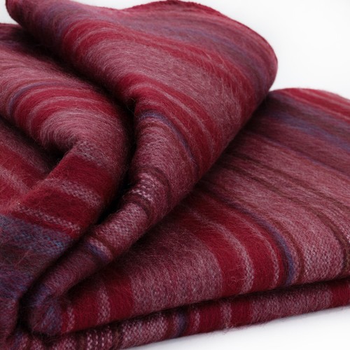 Luxurious striped alpaca wool - luxurious,