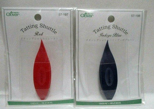 Clover tatting shuttle - , indigo