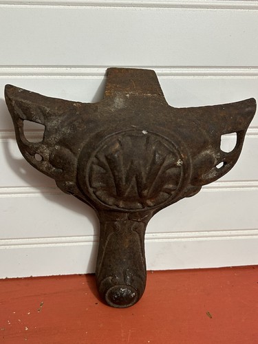 Antique ornate cast iron wood