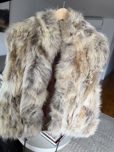 Coyote fur vest - coyote, women